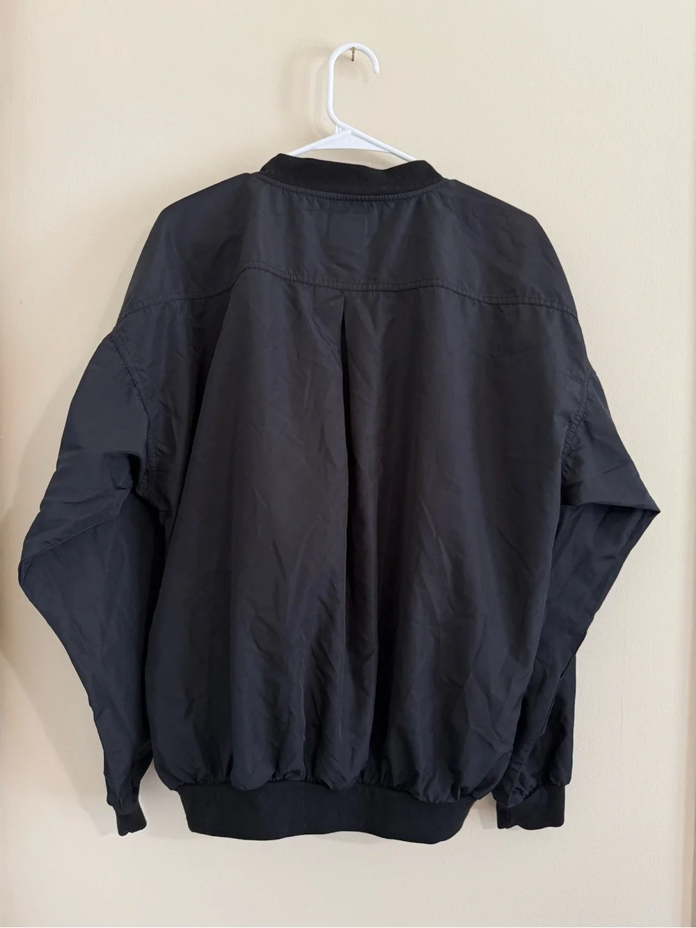 Columbia Men’s Black Pullover Windbreaker Medium Packable VTG